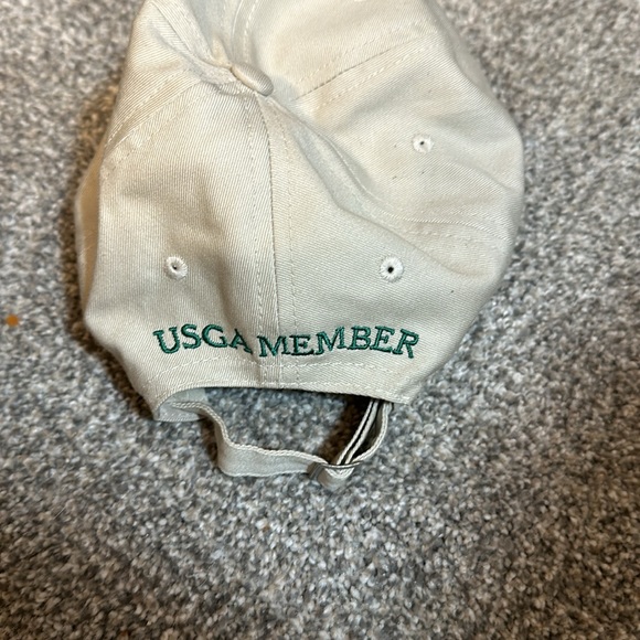 U.S. Open 2007 Oakmont Hat Tan Adjustable USGA Member Squirrel Golf Logo Cap - Picture 2 of 4